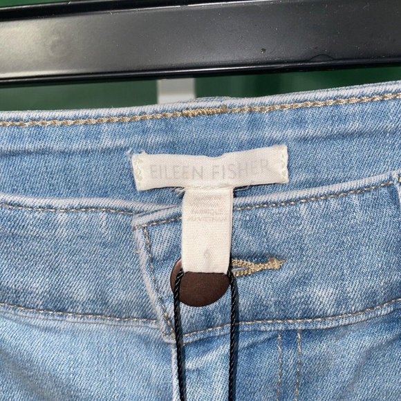 EILEEN FISHER Women's Ankle jean in LIGHT BLUE WASH sz 6 - NWT   msrp $ 178 - Picture 7 of 12